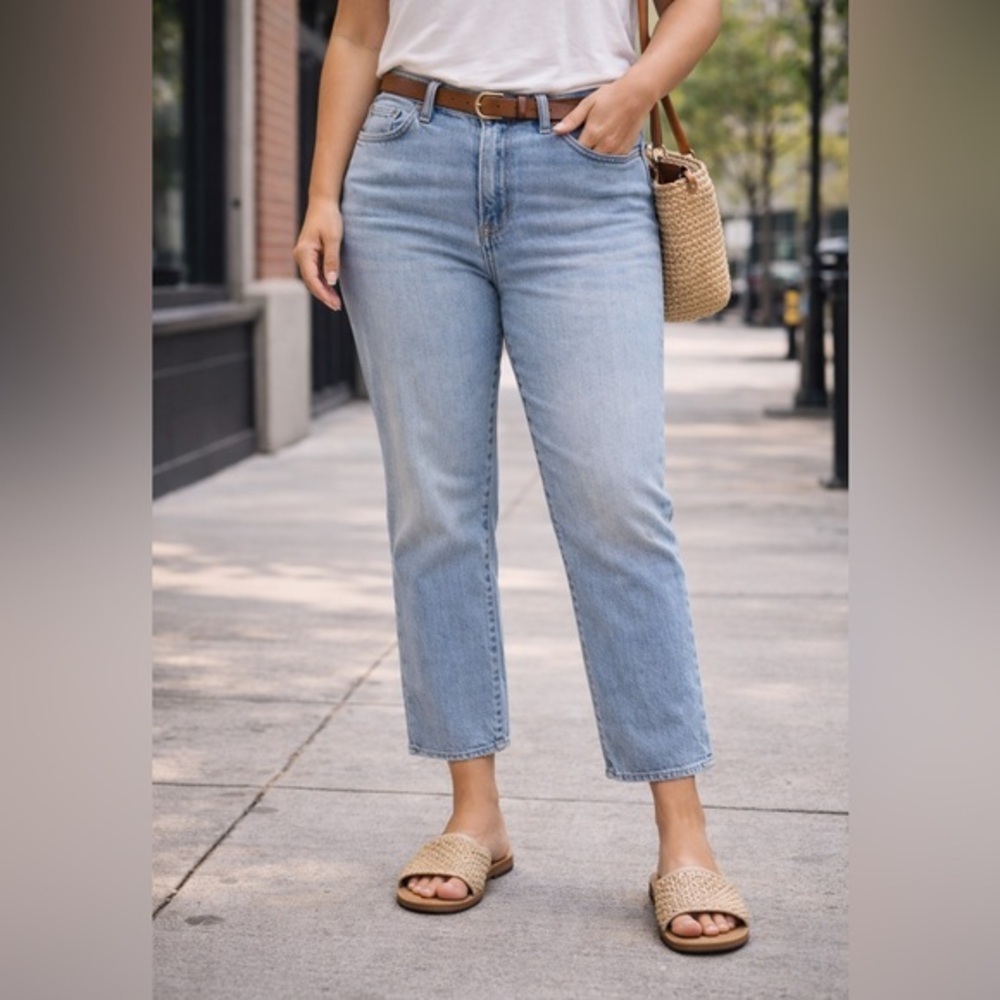 Daily Blue Premium Denim Hype Tahoe Classic Cropped Jeans NWT 31 #1493